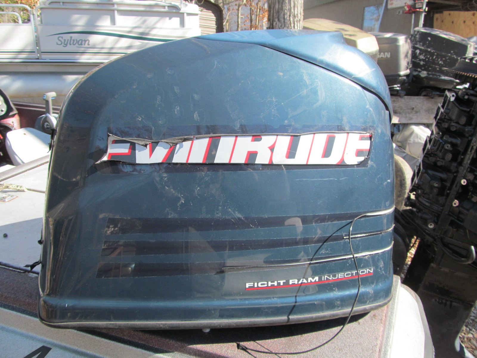200 evinrude Ram Hood Cowl